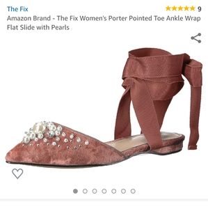 The fix Porter Pointed Toe Ankle Wrap Sandals